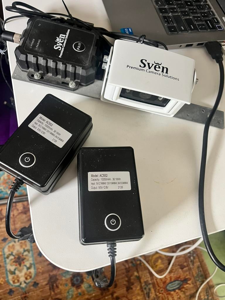 Camerasysteem Sven met 2 camera’s en accus, Ophalen
