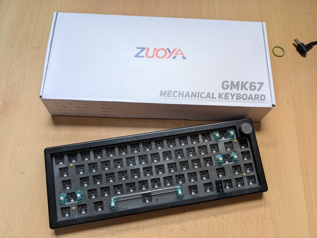 ZUOYA GMK67 Mechanical Keyboard, Ophalen of Verzenden, Zo goed als nieuw, Draadloos, Hot-swappable