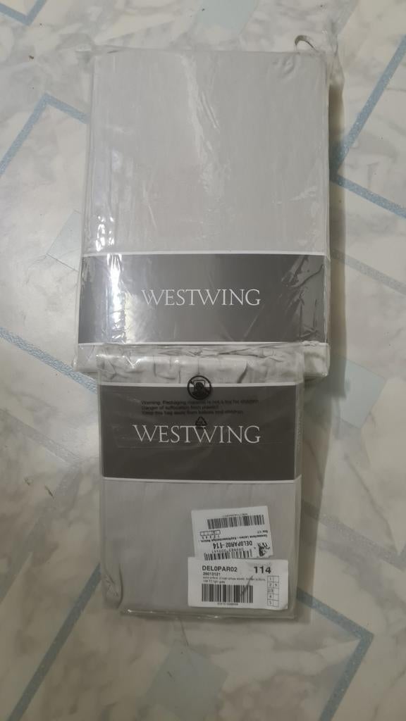 Westwing Hoeslaken Lichtgrijs - Nieuw in verpakking, Ophalen of Verzenden