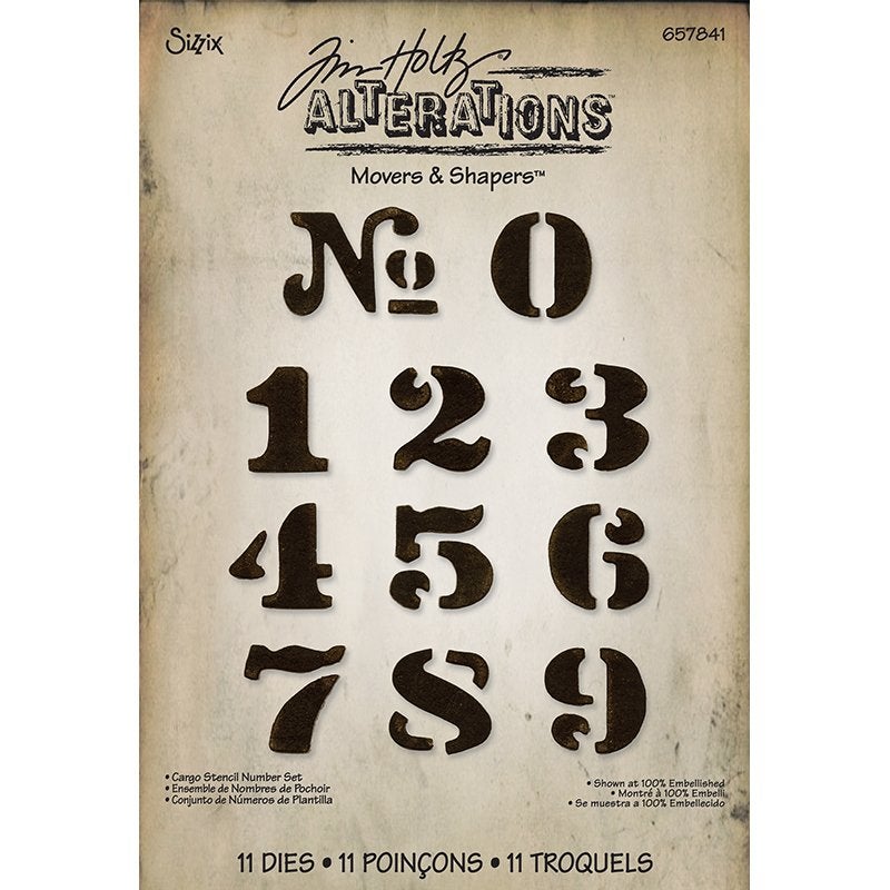Sizzix Tim Holtz Movers & Shapers Cargo Stencil Set #657841, Verzenden, Nieuw, Frame of Mal, Sizzix