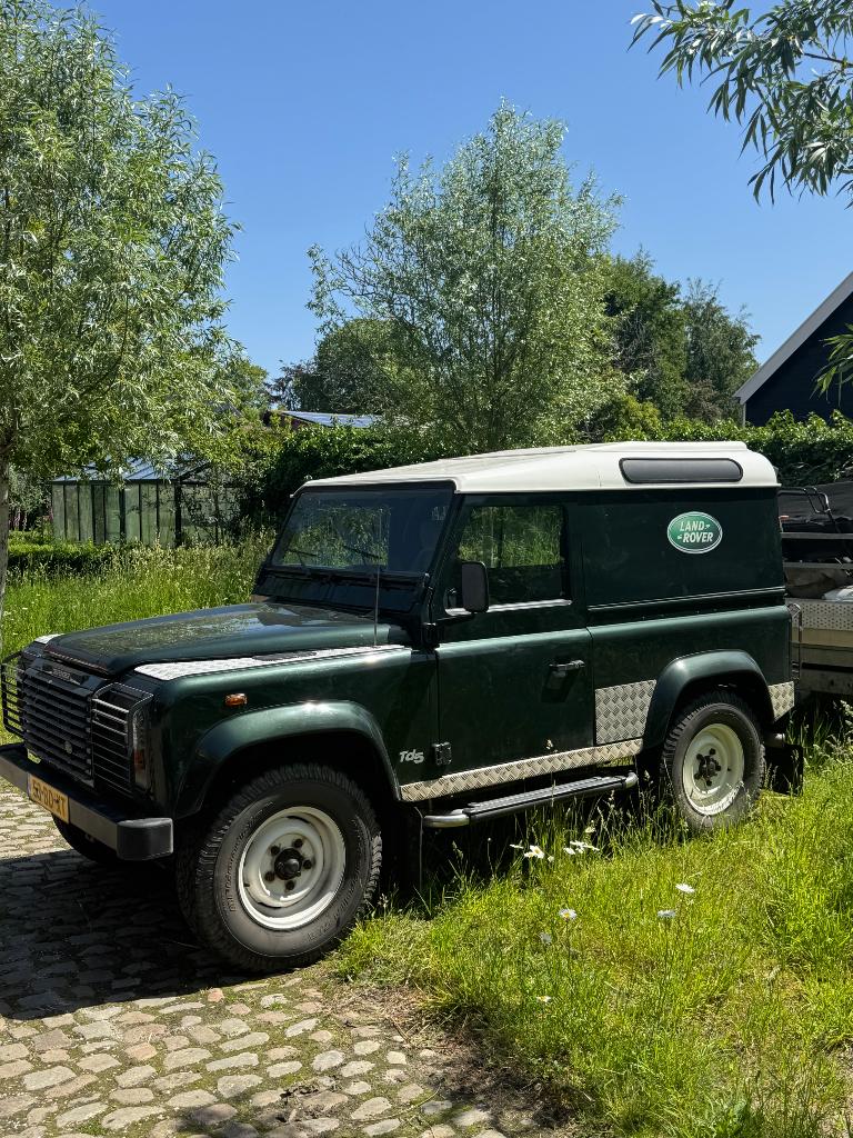 Land Rover Defender 90 TD5 Hardtop HR 4WD 2002, Auto's, Stof, 2495 cc, 122 pk, Origineel Nederlands