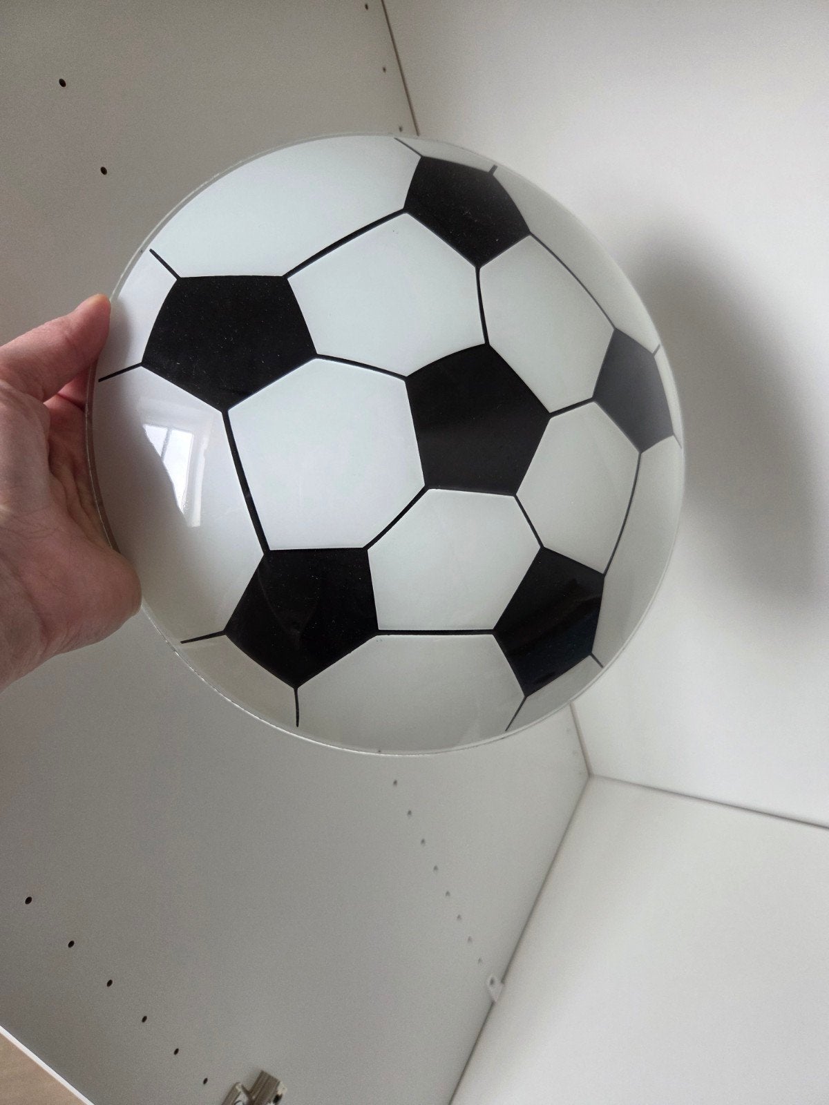 voetbal plafondlamp, Ophalen, Zo goed als nieuw