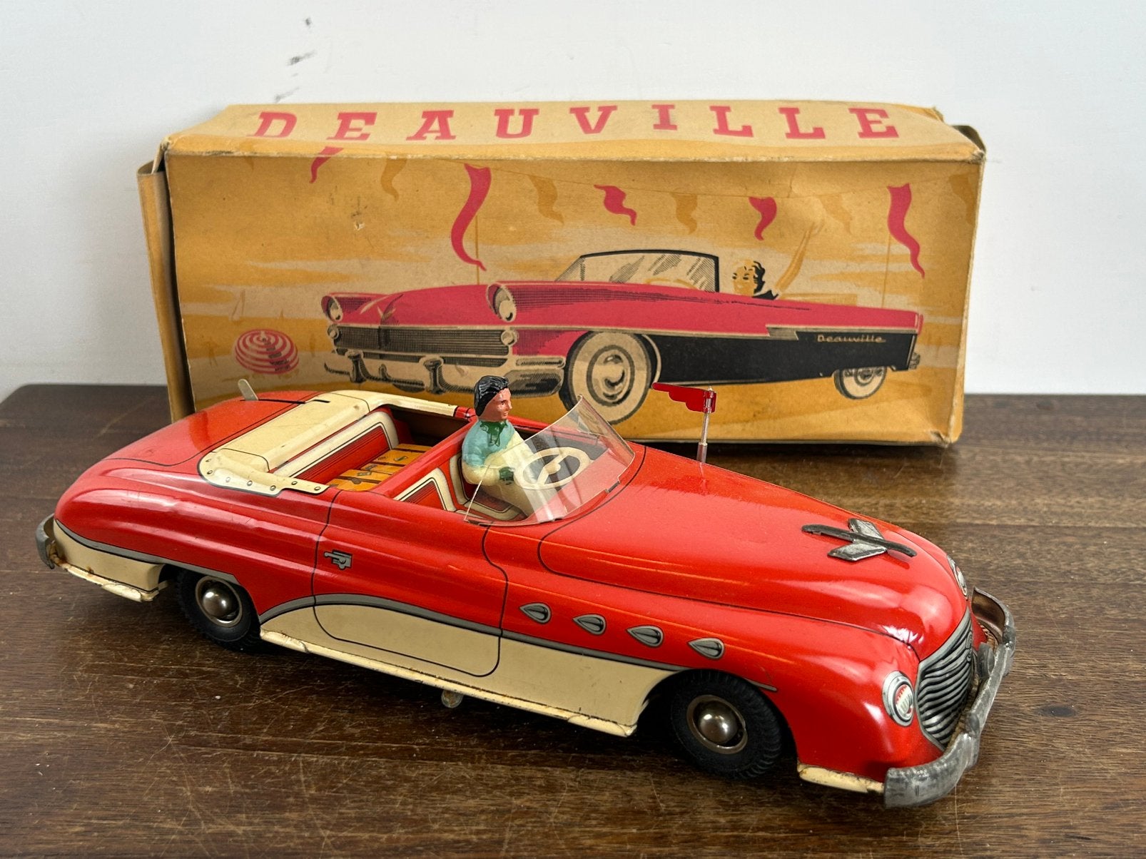 Joustra Deauville Blikken Cabriolet made in France, Ophalen of Verzenden
