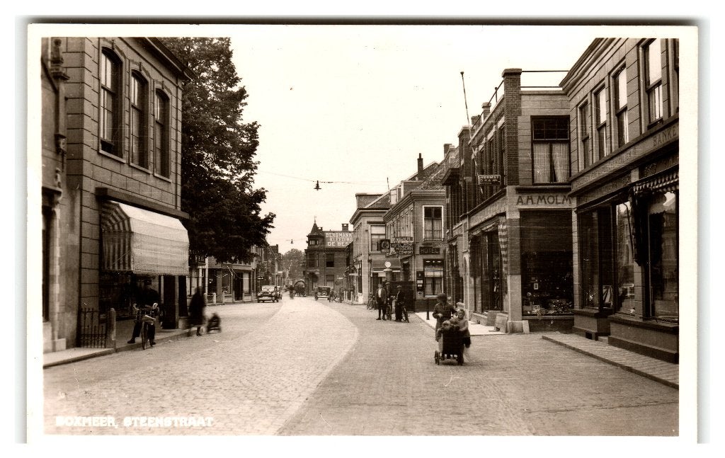 Boxmeer, Steenstraat, Ophalen of Verzenden, 1940 tot 1960, Gelopen, Noord-Brabant