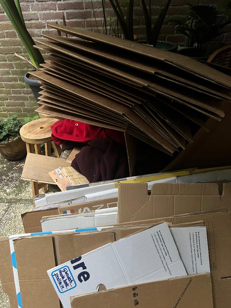 Verhuisdozen, Ophalen, 40 tot 60 cm, Opvouwbaar, 50 tot 75 cm