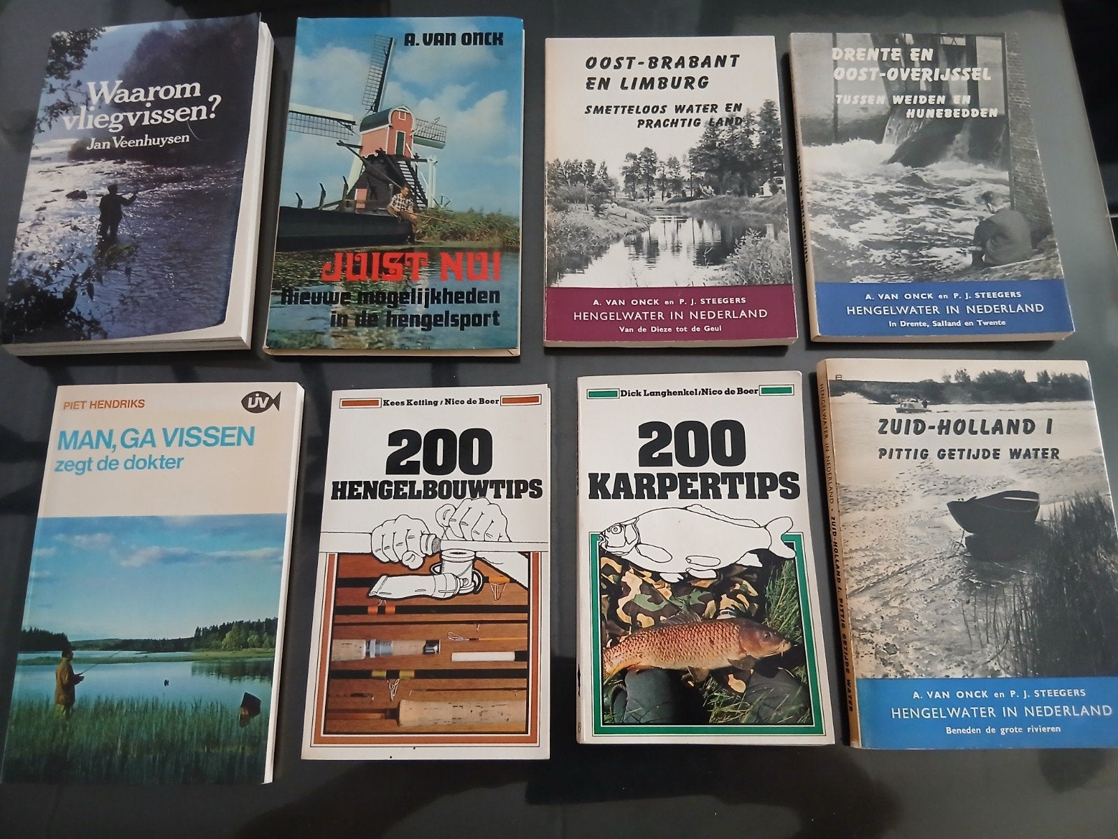 Visboeken,..hengelbouwtips,karpertips,vliegvissen enz., Ophalen of Verzenden, Zo goed als nieuw