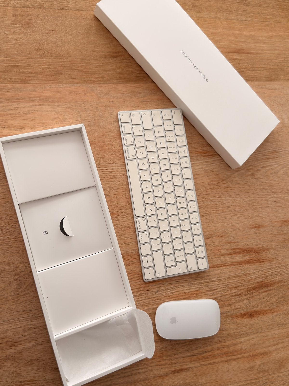 Apple Magic Keyboard (A1644) & Magic Mouse (A1657) Set, Ophalen, Gebruikt, Toetsenbord en muis-set, Draadloos