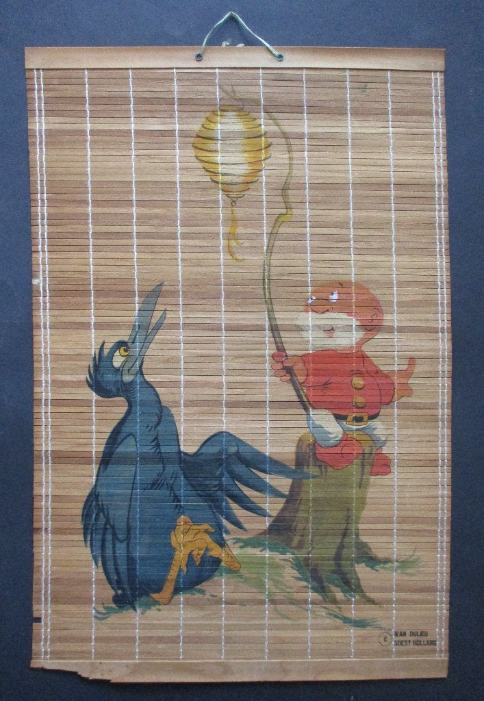 Wanddecoratie Paulus de Boskabouter en Salomo ca. 1953, Gelezen, Verzenden, Eén stripboek, Jean Dulieu