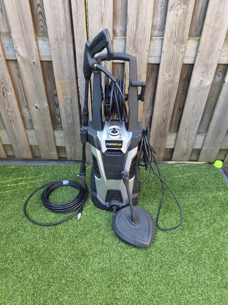 Powerplus hogedrukreiniger, Tuin en Terras, Hogedrukreinigers, Gebruikt, Elektrisch, Met autostop en -start, Ophalen