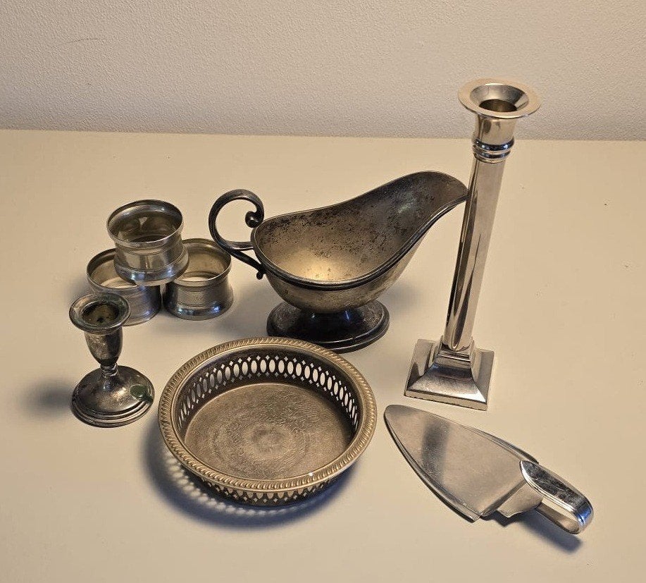 Verzilverde gebruiksvoorwerpen, Ophalen of Verzenden, Brons