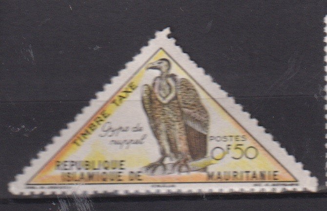 Mauretanie 1963 Roofvogel Belastingzegel, Postzegels en Munten, Verzenden, Postfris, Dier of Natuur