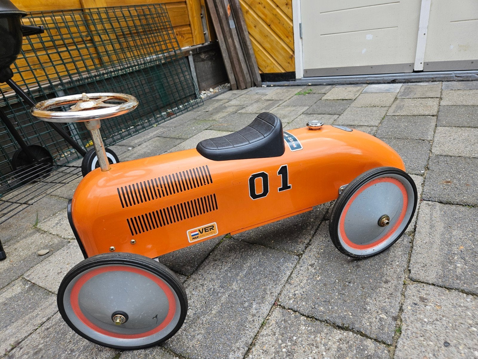 Loopwagen metaal oranje, Ophalen, Gebruikt, Overige merken