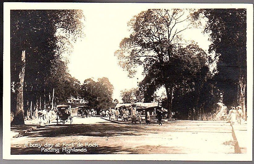 Ned Indië Hotel Centrum Fort de Kock Padang Highlands, Ophalen of Verzenden, Voor 1920, Frankrijk