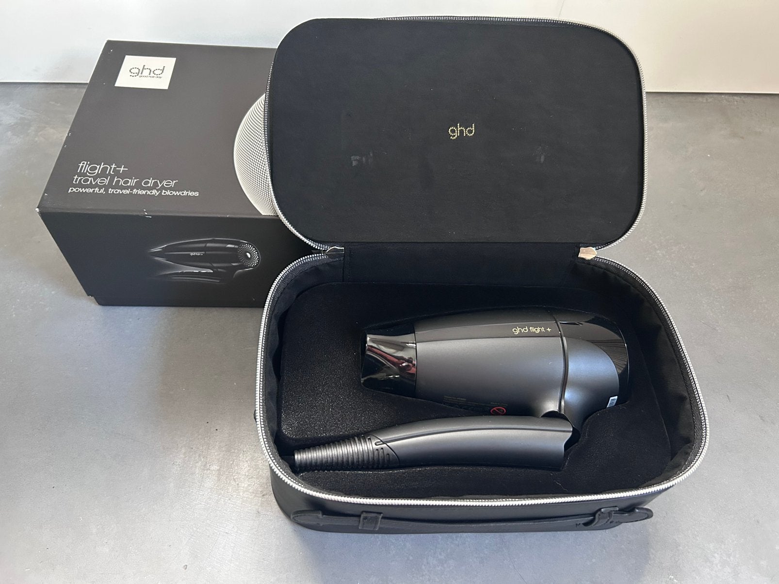 GHD flight+ travel haar föhn - Nieuw, Ophalen of Verzenden, Nieuw, Föhn of Haardroger