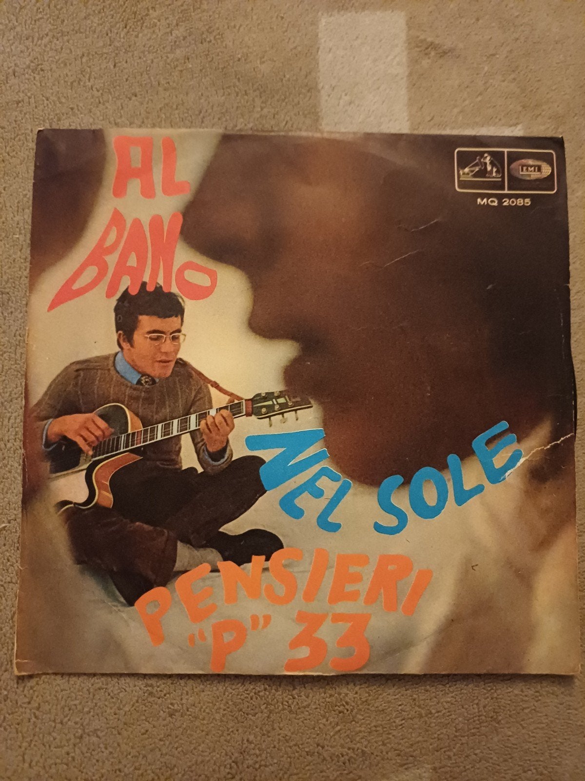 Al Bano - Nel Sole / Pensieri "P" 33 - 7 inch vinyl single, Gebruikt, 7 inch, Ophalen of Verzenden, Pop