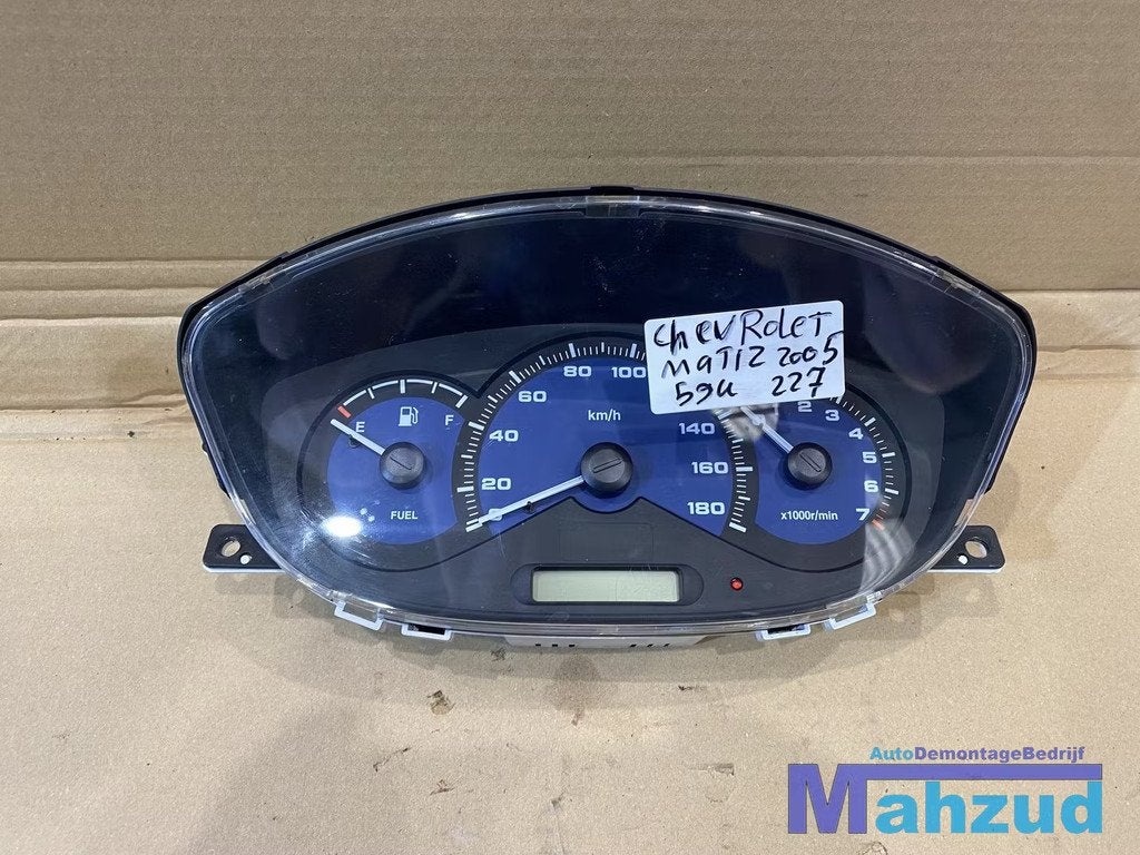 2005 CHEVROLET MATIZ kilometer teller instrumentenpaneel, Auto-onderdelen, Gebruikt, Info@gm.com, Chevrolet, Ophalen of Verzenden