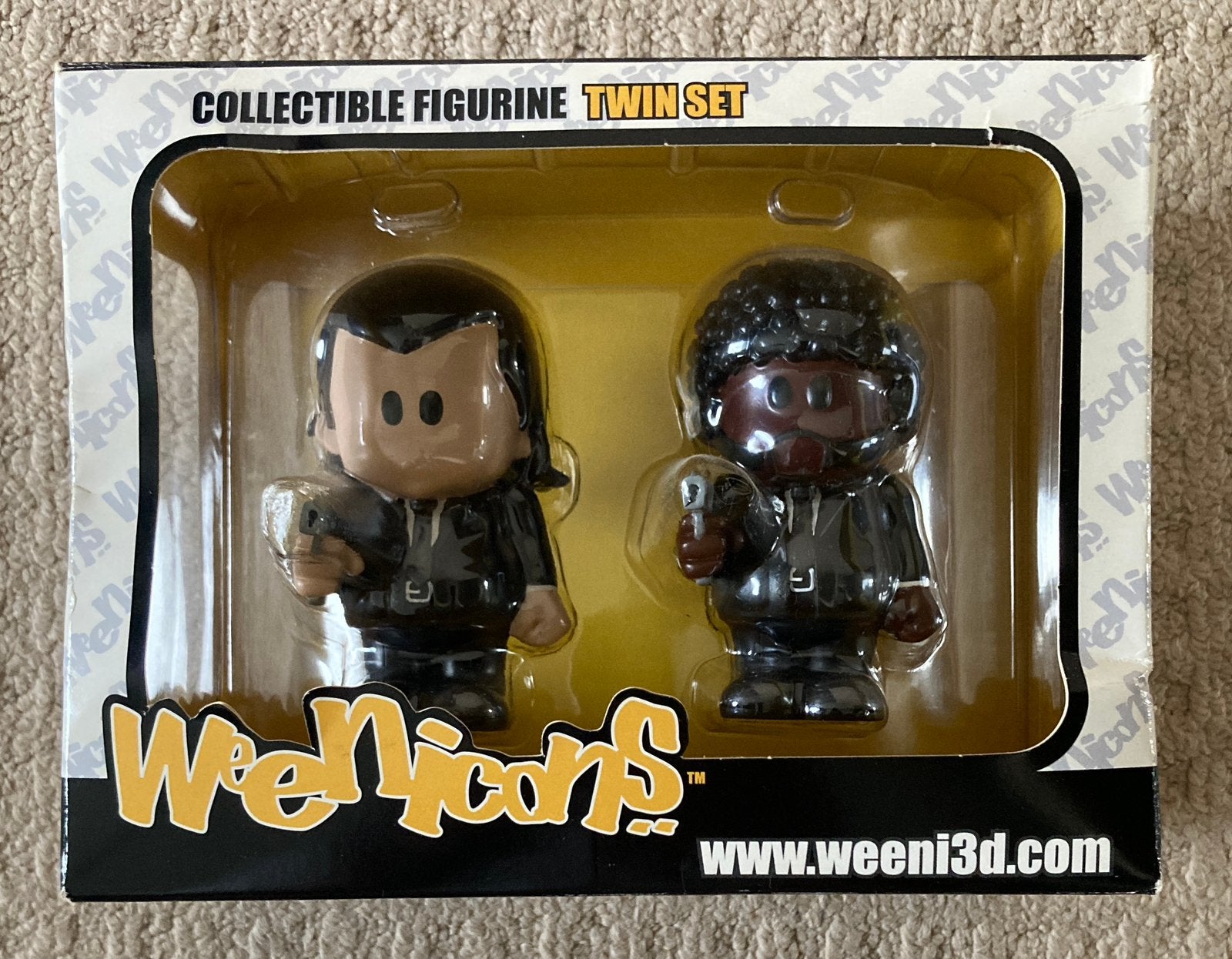 Pulp Fiction. Pulp Fiction poppen. Weenicons compleet., Verzamelen, Ophalen of Verzenden, Nieuw, Film, Actiefiguur of Pop
