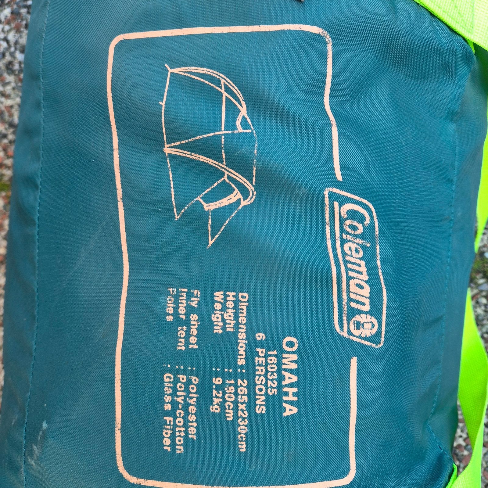 Coleman Omaha 6-persoons tent - Ideaal voor kamperen, Ophalen