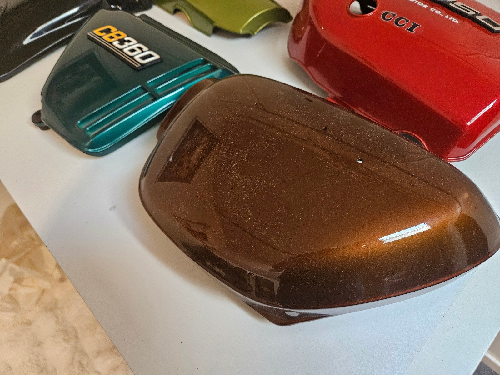 Partij nos covers CB550 CB360 NOS, Motoren, Ophalen