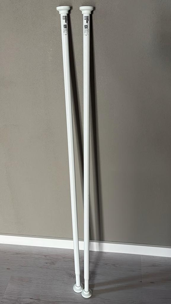 Klemstang voor gordijn, Ophalen, Gebruikt, Wit, 200 cm of meer