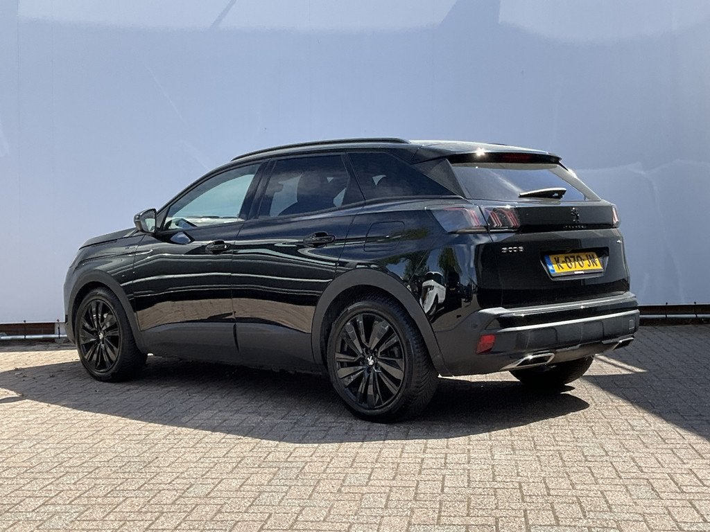 Peugeot 3008 1.6 HYbrid 225 GT Plug-in Carplay Camera Focal, Auto's, Peugeot, Euro 6, 4 cilinders, Zwart, Bedrijf