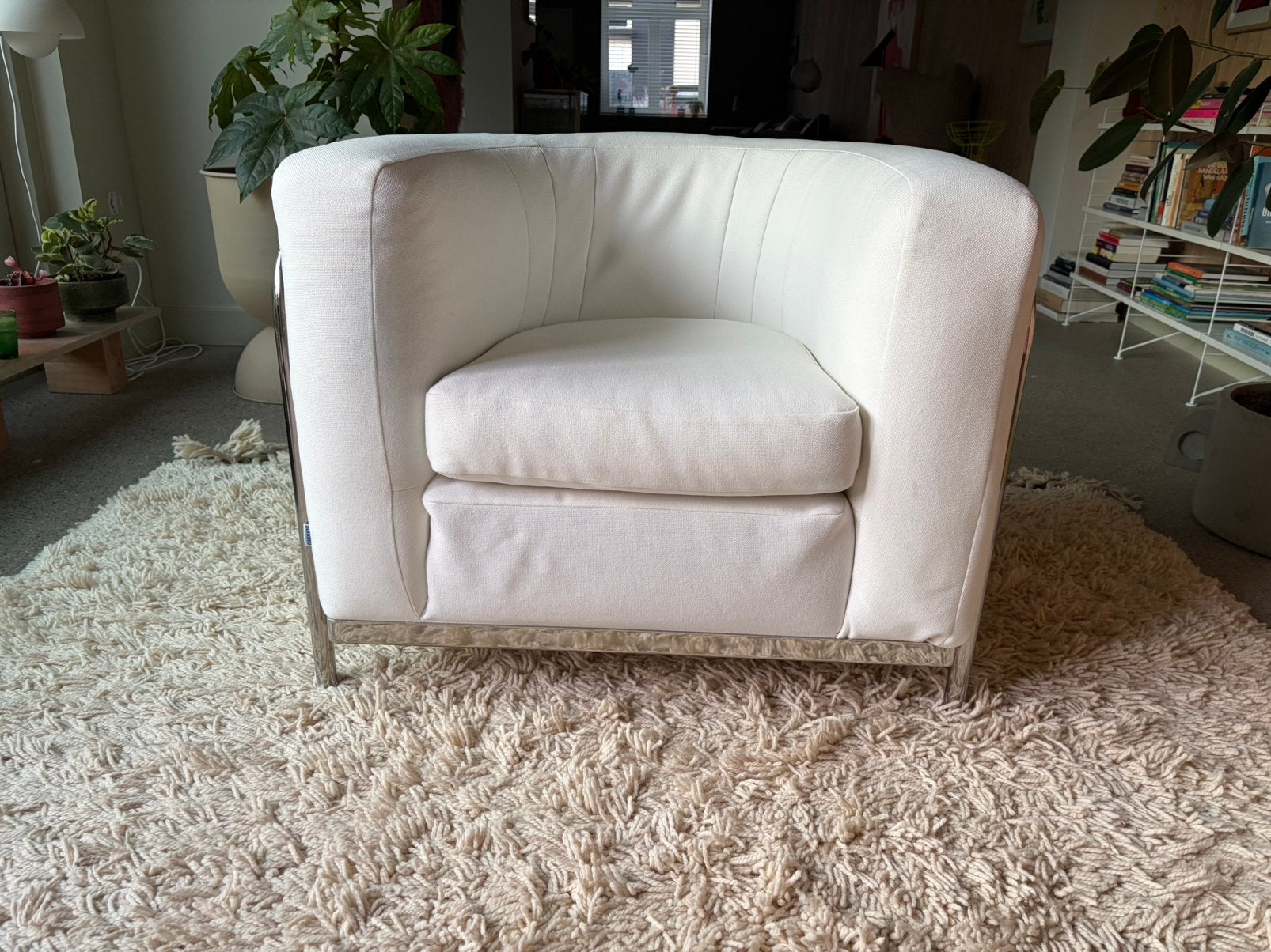 Zanotta Onda design fateuil, Huis en Inrichting, Ophalen, 75 tot 100 cm, Zo goed als nieuw, Stof