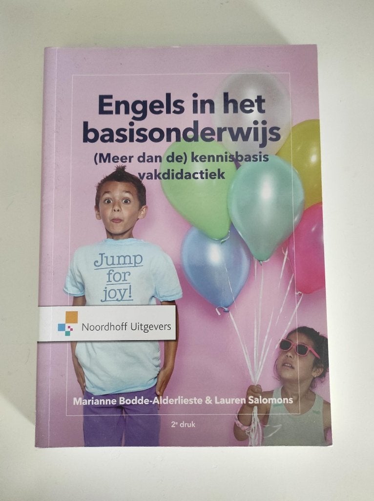 Engels in het basisonderwijs. Vakdidactiek. 2e druk 2018, Boeken, Zo goed als nieuw, Marianne Bodde-Alderlieste, Lauren Salomons, Joke Schokkenbroek