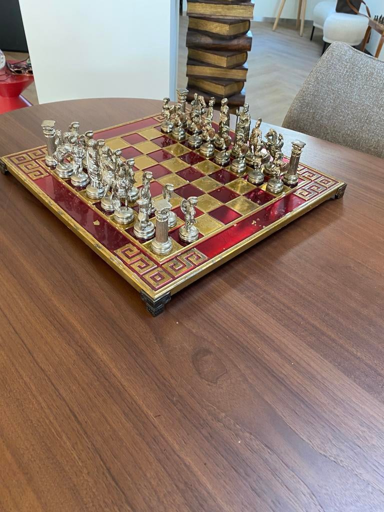 Grieks schaakspel, Hobby en Vrije tijd, Gezelschapsspellen | Bordspellen, Ophalen of Verzenden, Zo goed als nieuw