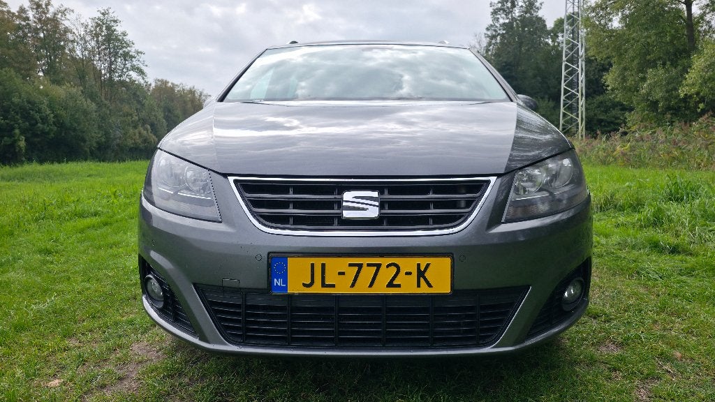 Seat Alhambra 2.0 TSI 162KW AUT 2016 Grijs, Auto's, Stof, Zwart, 1984 cc, 7 stoelen