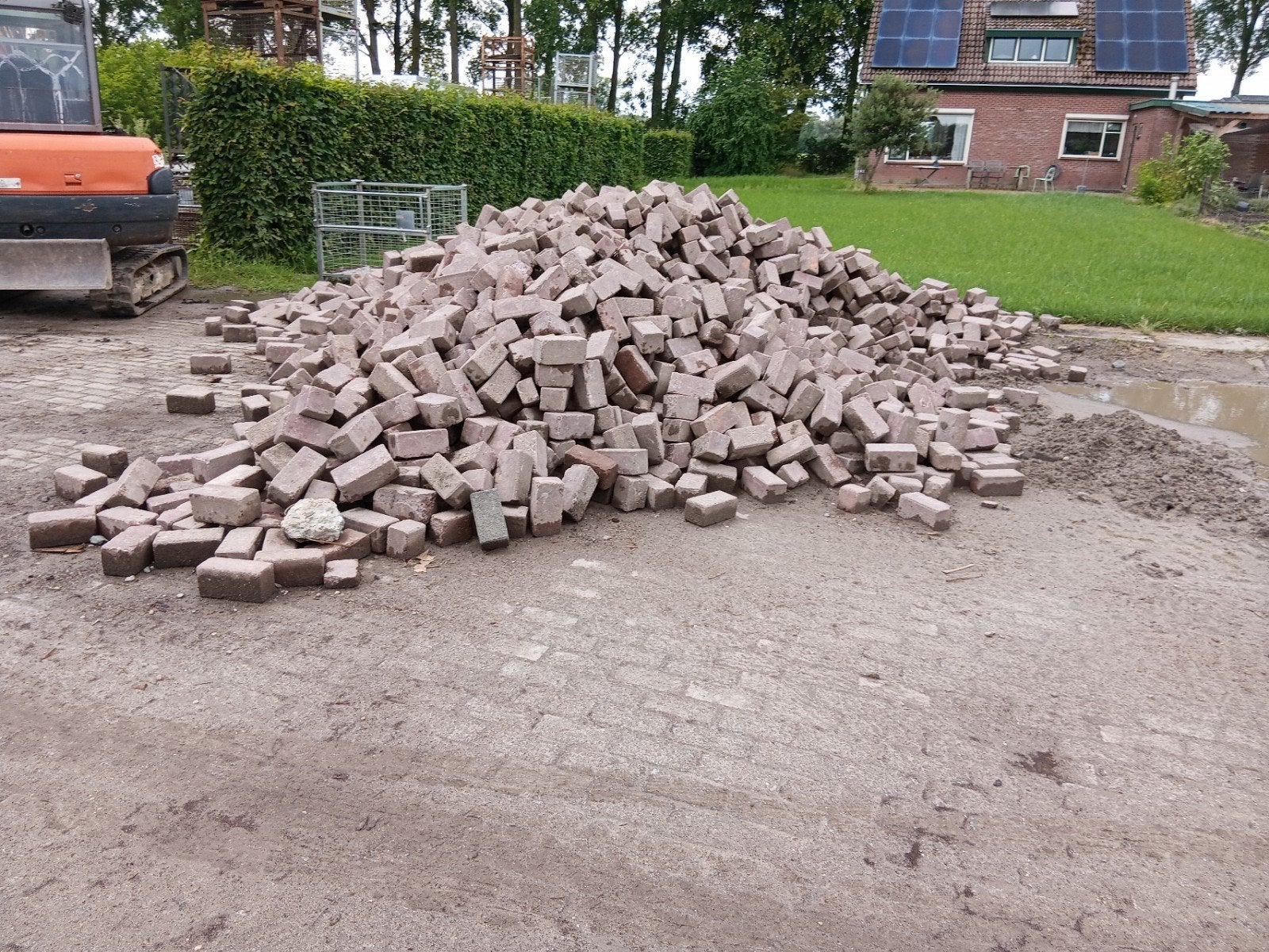 BKK 10 dik ca 35/40 m2, Doe-het-zelf en Verbouw, Tegels, Overige materialen, Gebruikt, 20 tot 40 cm, 10 m² of meer