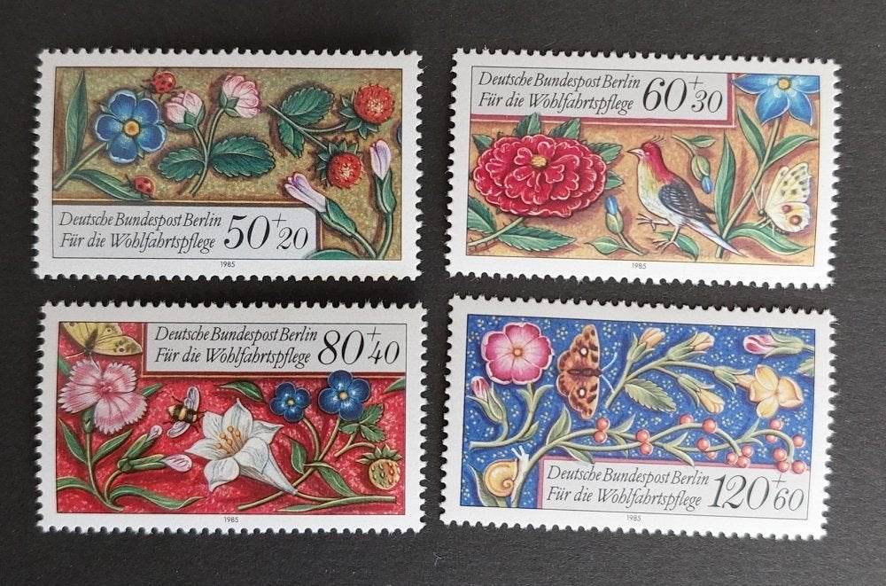 Michel 744-747 Berlijn postfris 1985, Verzenden, BRD, Postfris