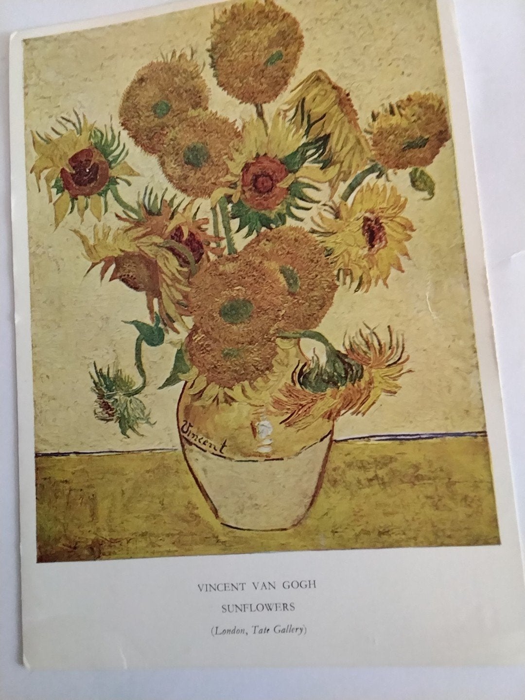 VINCENT VAN GOGH. SUNFLOWERS, Ophalen of Verzenden