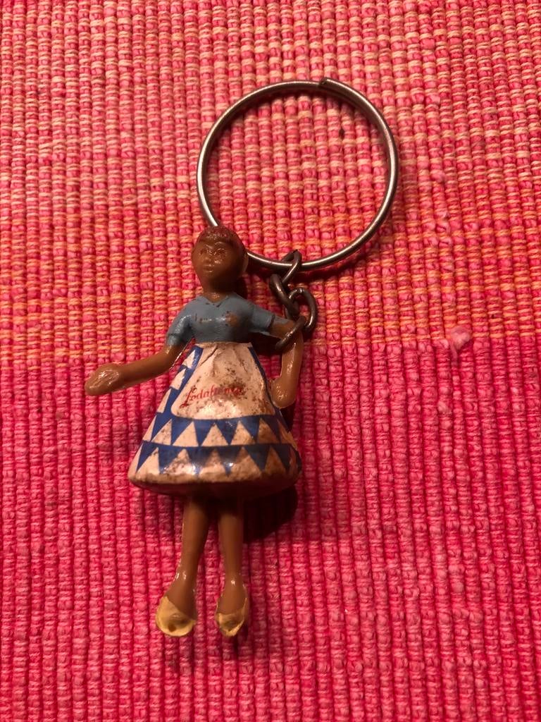 Vintage Lodaline sleutelhanger - Zeldzaam verzamelobject, Ophalen of Verzenden, Gebruikt