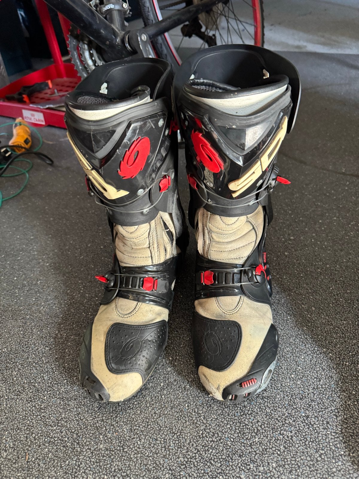 Sidi Rex motorlaarzen race maat 44, Motoren, Ophalen of Verzenden, Tweedehands, Heren, Laarzen