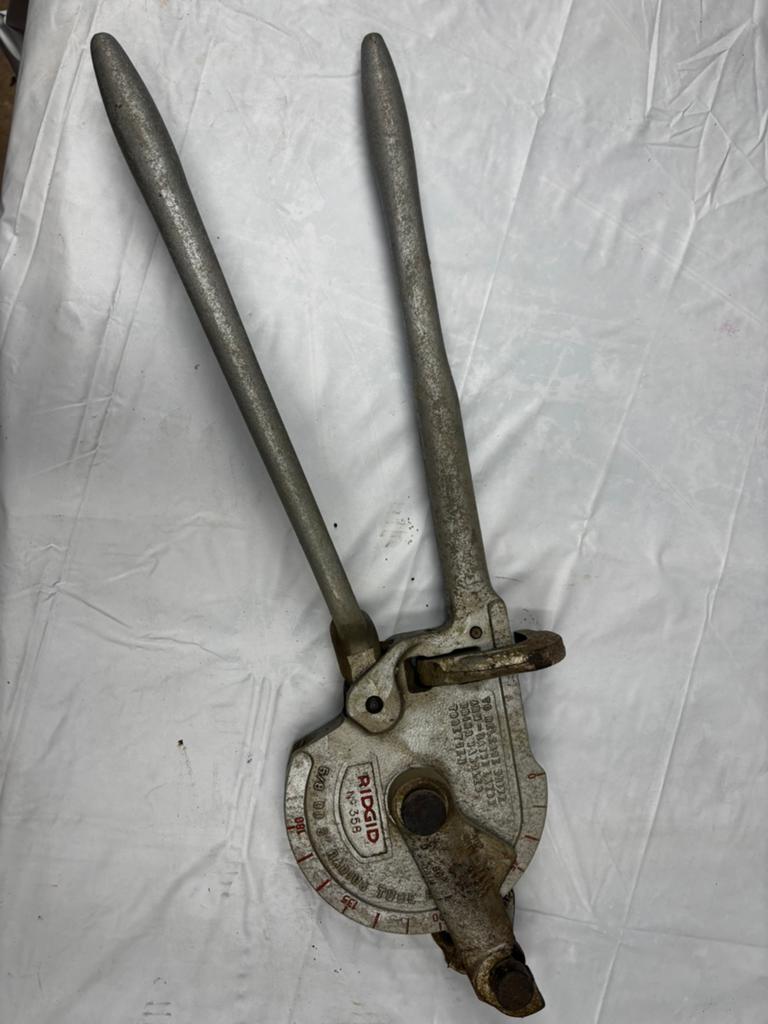 Rigid 358 pijpbuiger 5/8 16mm, Doe-het-zelf en Verbouw, Gereedschap | Handgereedschap, Ophalen of Verzenden, Gebruikt
