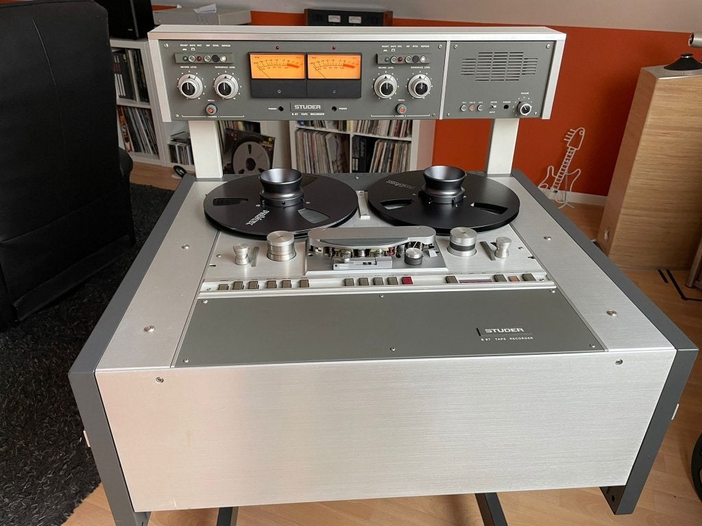 Studer B67 MK2 Originele VU & Trolley Volledig Gereviseerd, Ophalen, Bandrecorder