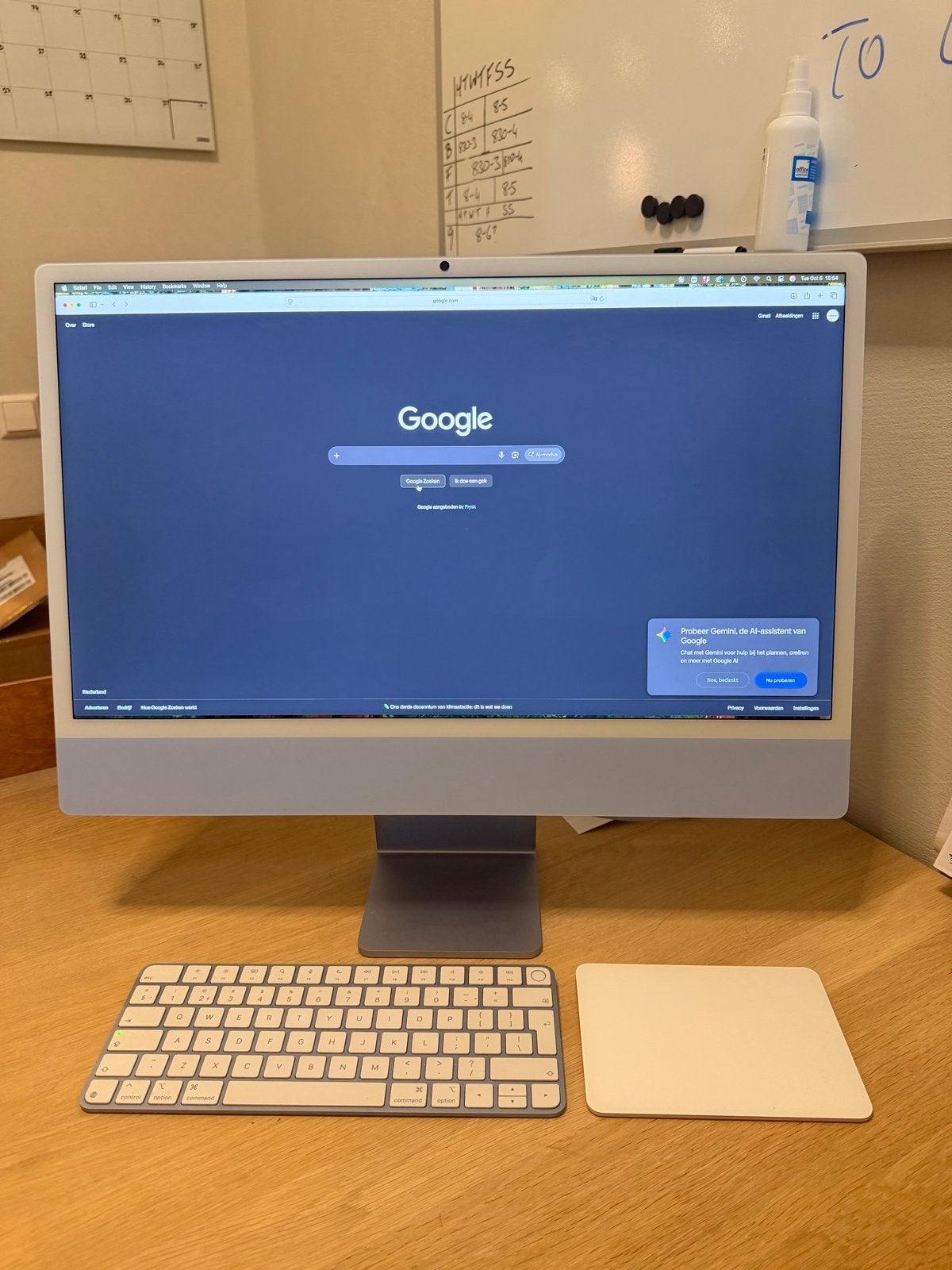 Foto 3 van Apple iMac 24 inch M4 16GB/256GB Blauw QWERTY