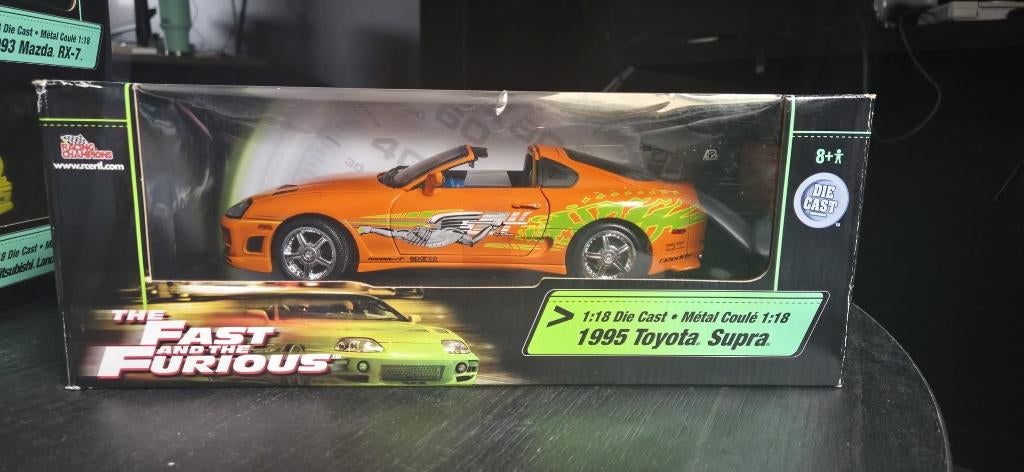 Racing Champions 1995 Toyota Supra 1:18 Die Cast, Verzenden, Zo goed als nieuw, Auto, Overige merken