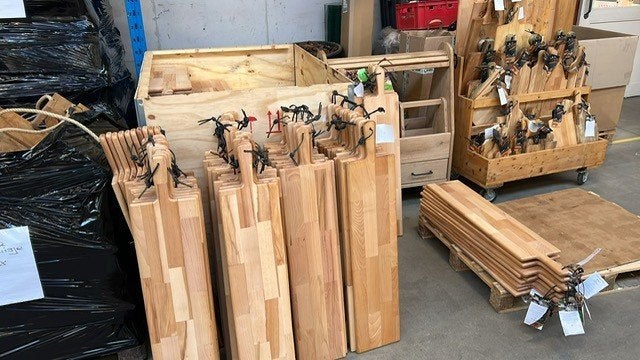 Hapjesplanken ,Tapasplanken Gelijmd Beukenhout, Ophalen, By Source, Info@bysource.eu, Postbus 208