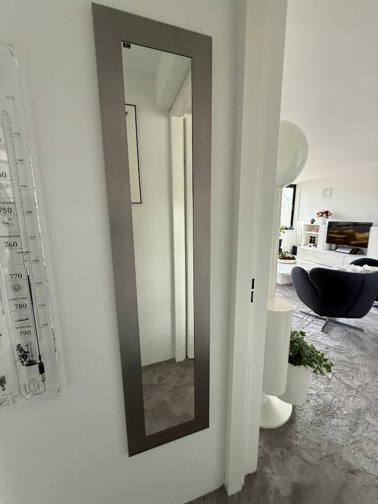 Peri design wandspiegel 150 x 35 cm, Ophalen, Minder dan 50 cm, Zo goed als nieuw, 150 tot 200 cm