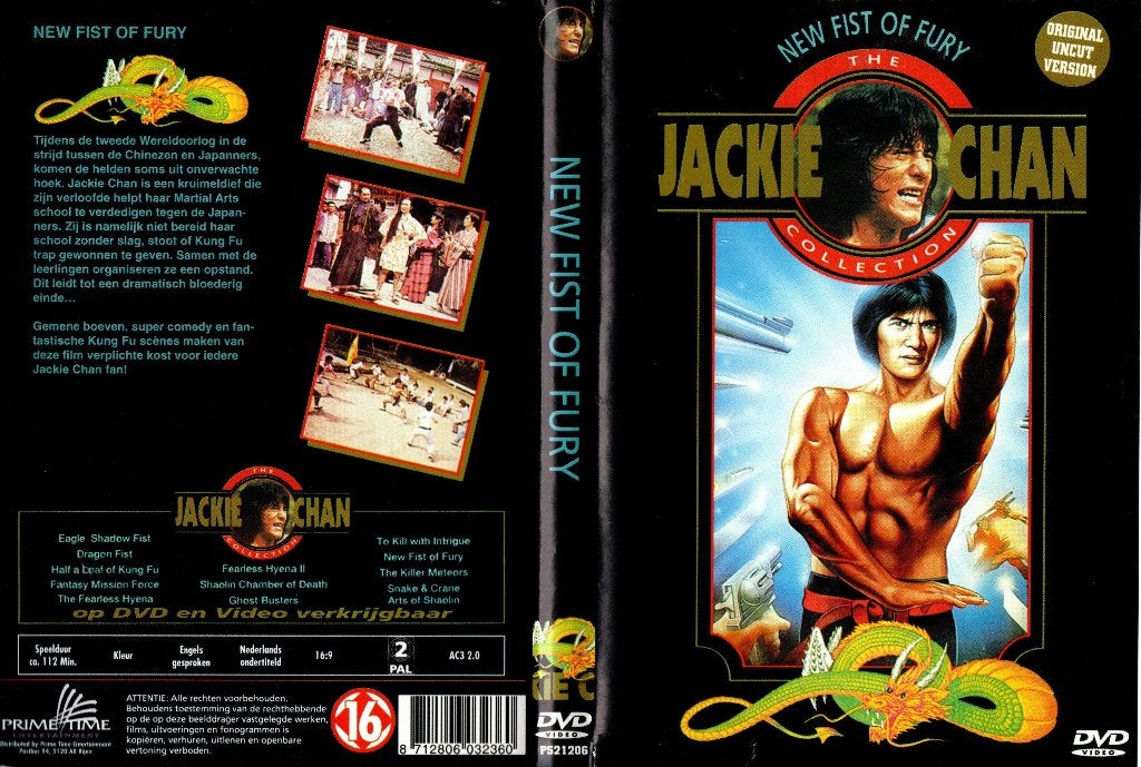 Jackie Chan, New fist of fury, Vanaf 16 jaar, Ophalen of Verzenden, Zo goed als nieuw