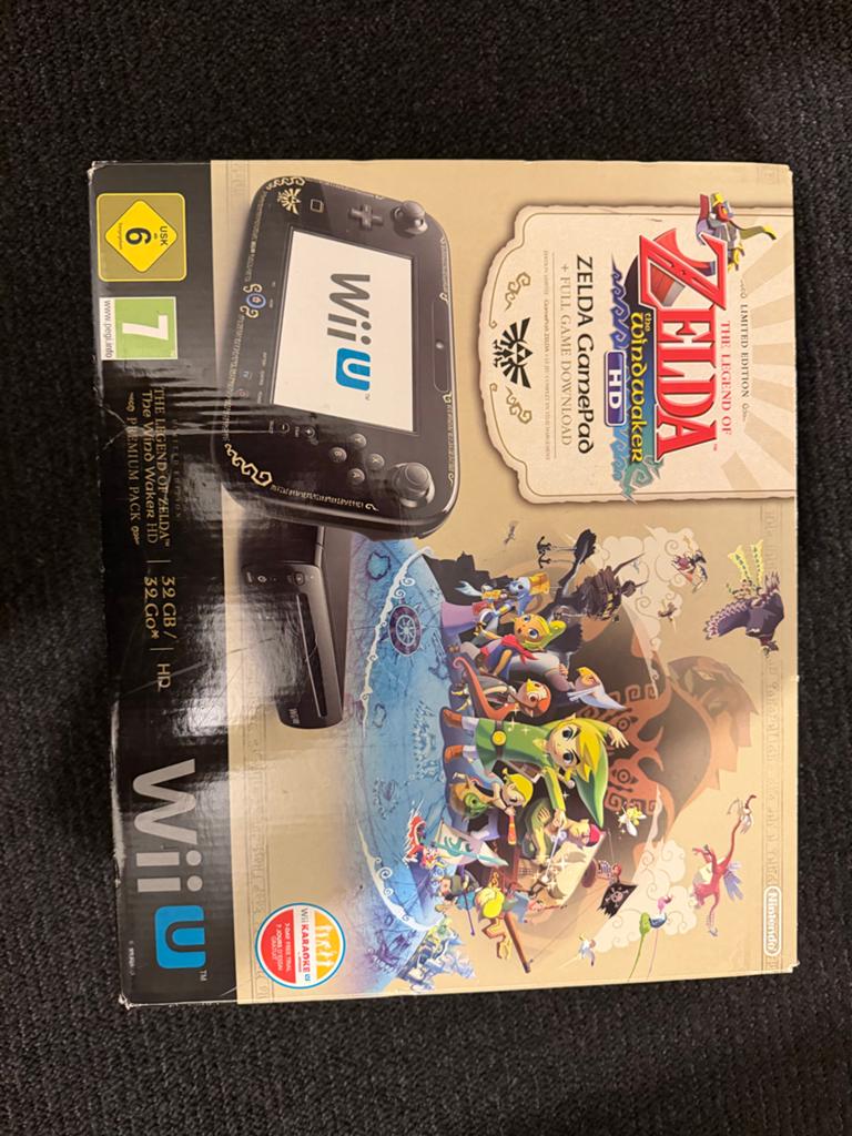 Nintendo Wii U Zelda Wind Waker HD Premium Pack, Spelcomputers en Games, Spelcomputers | Nintendo Wii U, Ophalen of Verzenden