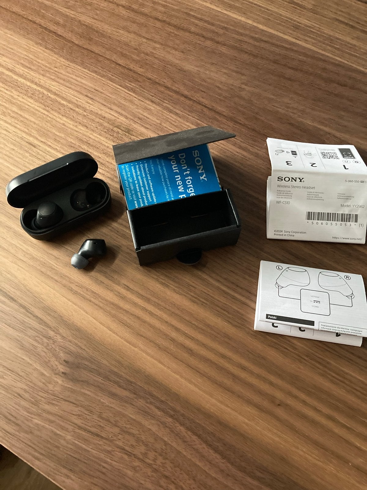 Sony WF-C510 Draadloze In-ear Koptelefoon Zwart, Audio, Tv en Foto, Koptelefoons, Ophalen, In-ear, Bluetooth, Zo goed als nieuw
