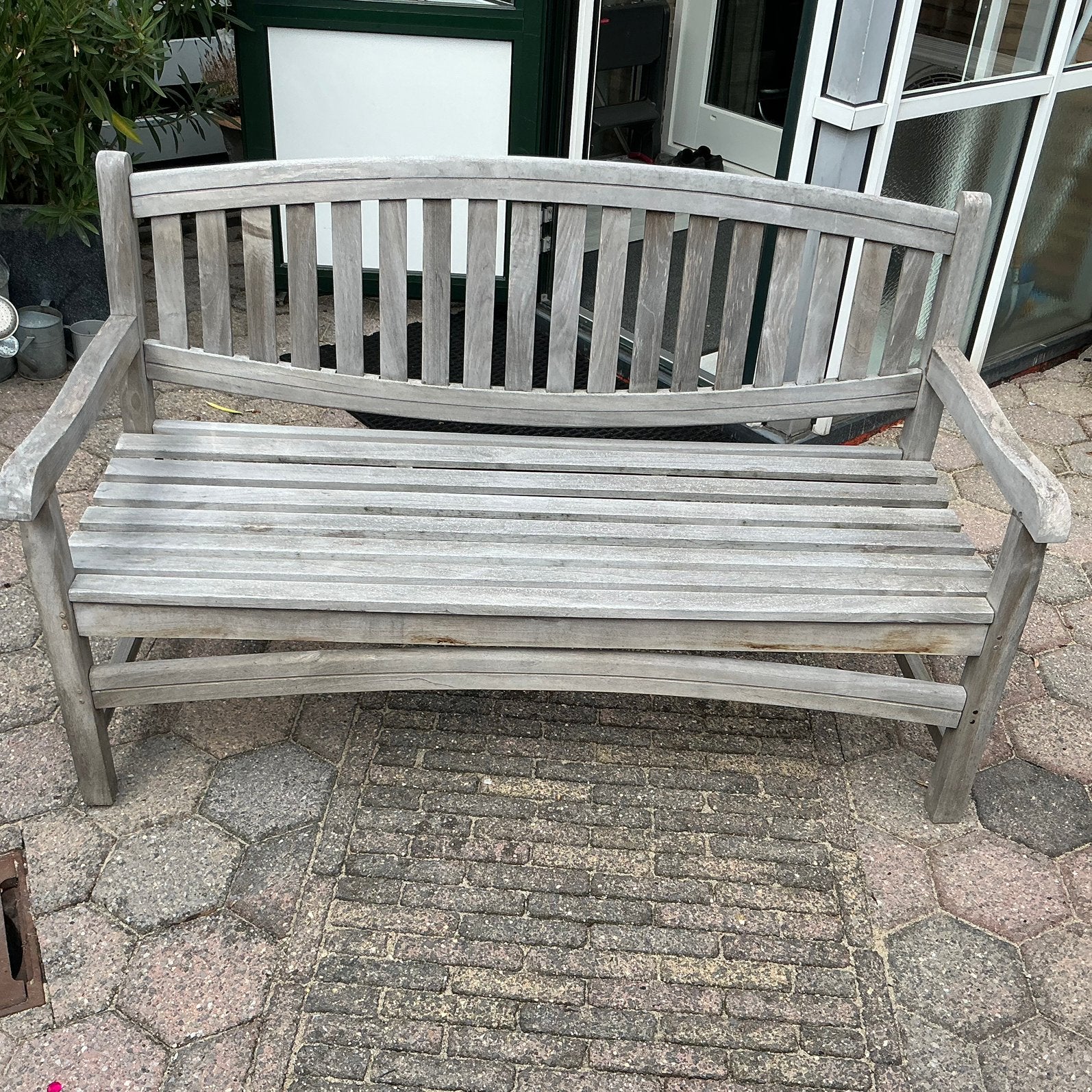 Tuinbankje 150 cm, Ophalen, Gebruikt, Hout