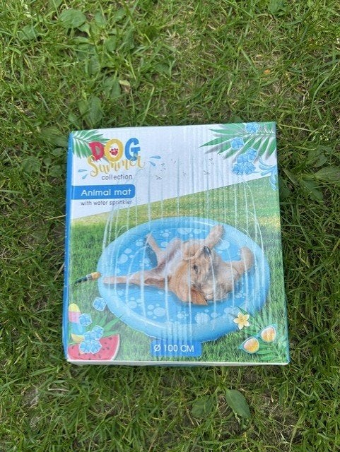 NIEUW Dog Summer hondenzwembad met watersproeier 100cm, Ophalen of Verzenden, Nieuw