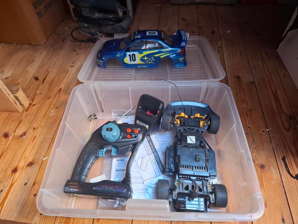 RC Subaru Impreza Rally Auto (excl. accu), Elektro, Gebruikt, Auto offroad, Ophalen of Verzenden