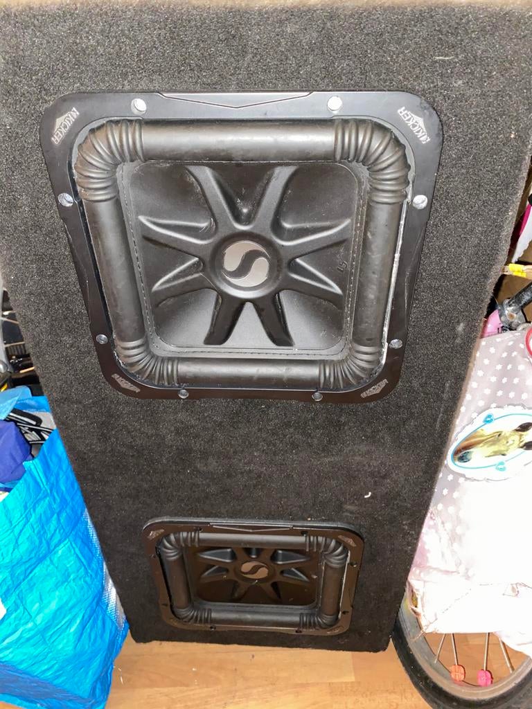 Kicker Subwoofer 2x 10 inch, Auto diversen, Ophalen of Verzenden, Gebruikt