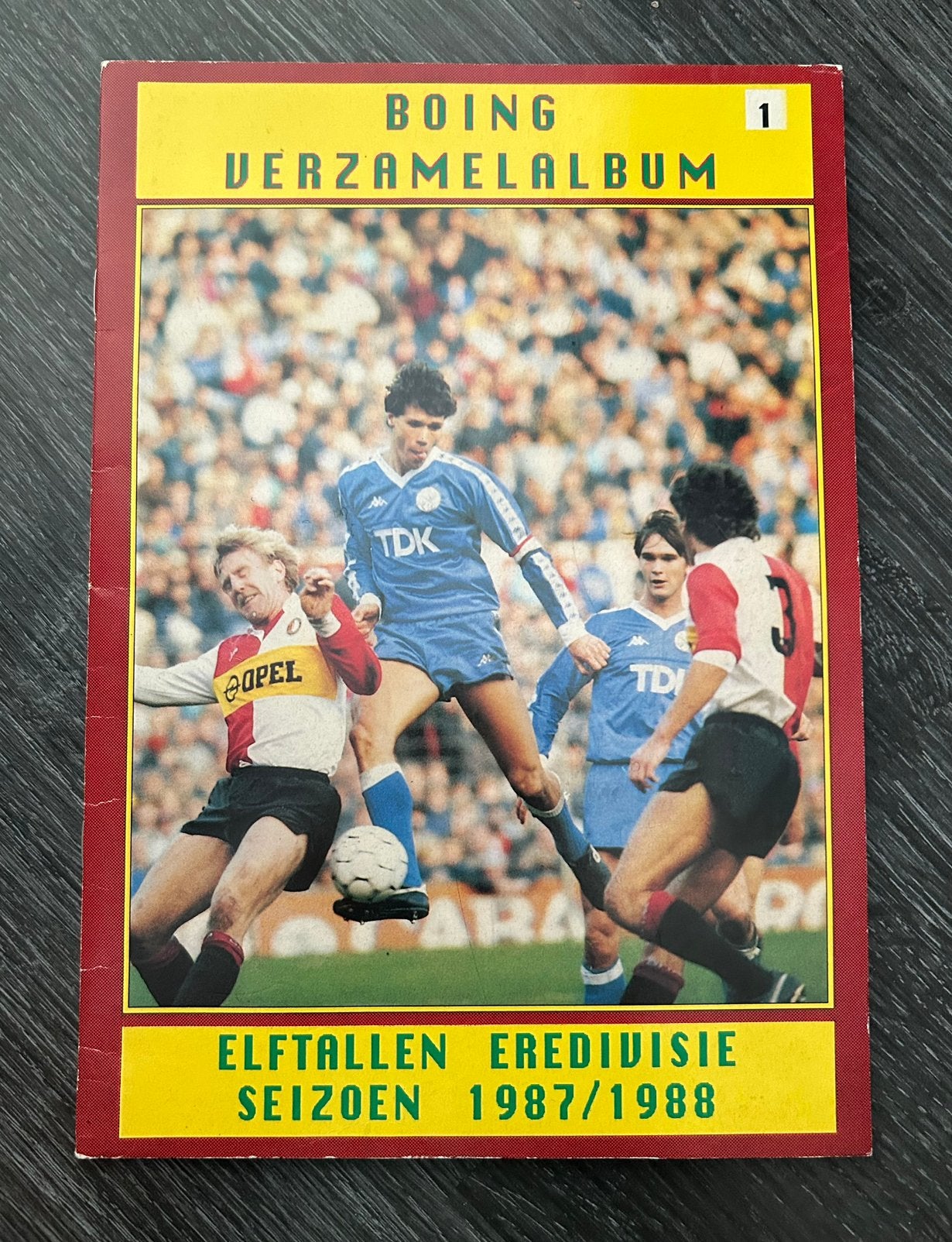 Boing verzamelalbum eredivisie 1987-1988, Verzamelen, Ophalen of Verzenden, Zo goed als nieuw, Ajax, Poster, Plaatje of Sticker