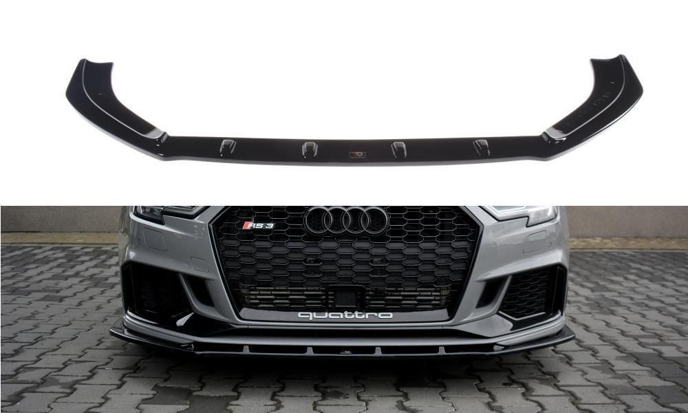 Maxton Spoiler Voorspoiler Lip Splitter Voor Audi RS3 Faceli, Verzenden, Automotive Parts, A.parts@hotmail.nl, Trasmolenlaan 12 3447 GZ Woerden