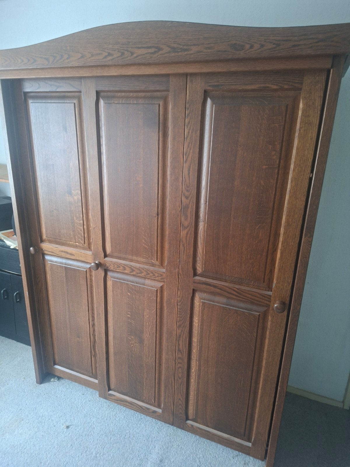 Hangleg kast eiken  schuifdeuren systeem teab, Huis en Inrichting, Ophalen, 40 tot 80 cm, Gebruikt, Eikenhout